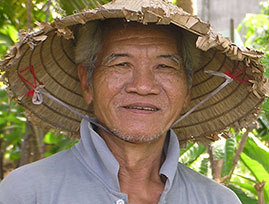 Vietnam cocoa farmer